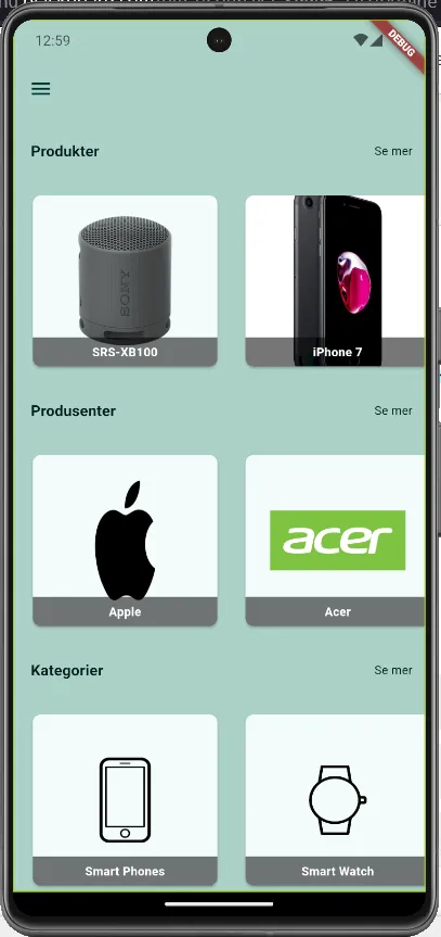 User Manuals App Home